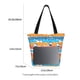thumbnail image 3 of Fotbe Shark On Line Bolsa de Playa con Estampado, Bolsa de Hombro, Bolsa de Mano Espaciosa, Bolsa de Viaje Ligera, Bolsa de Compras Versátil, 3 of 6