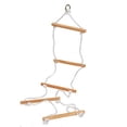 thumbnail image 2 of Kids Rope Ladder With Wooden Rungs Rope Ladder Outdoor Indoor Climbing Ladder Swing Toys Children Sport Gift, 2 of 5