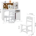 thumbnail image 4 of Eastvita Create a Study Haven Desk Chair Set with Hutch - Perfect for Learning Organization, 4 of 4