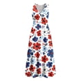 thumbnail image 4 of Summer Dresses for Women, Empire Waist Maxi Dress, Sleeveless Loose Ankle Length Long Dress, All Season Casual Summer Outfit, 4 of 7
