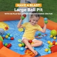 thumbnail image 6 of H2OGO! Inflatable Mega Play Center - CosmoKids - 85" Spaceship Ball Pit, 50 Balls, 2 Foam Rockets, 2 Planets, Electric Air Blower, In-Outdoor, Kids 3+, 6 of 11