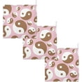 thumbnail image 7 of SKYSONIC 3 PCS Cute Yin Yang Symbol Baby Muslin Washcloths, Face Towel Burp Cloths Ultra Soft Absorbent Cotton Bath Wipes Towels for Newborn Boys Girls, 7 of 7