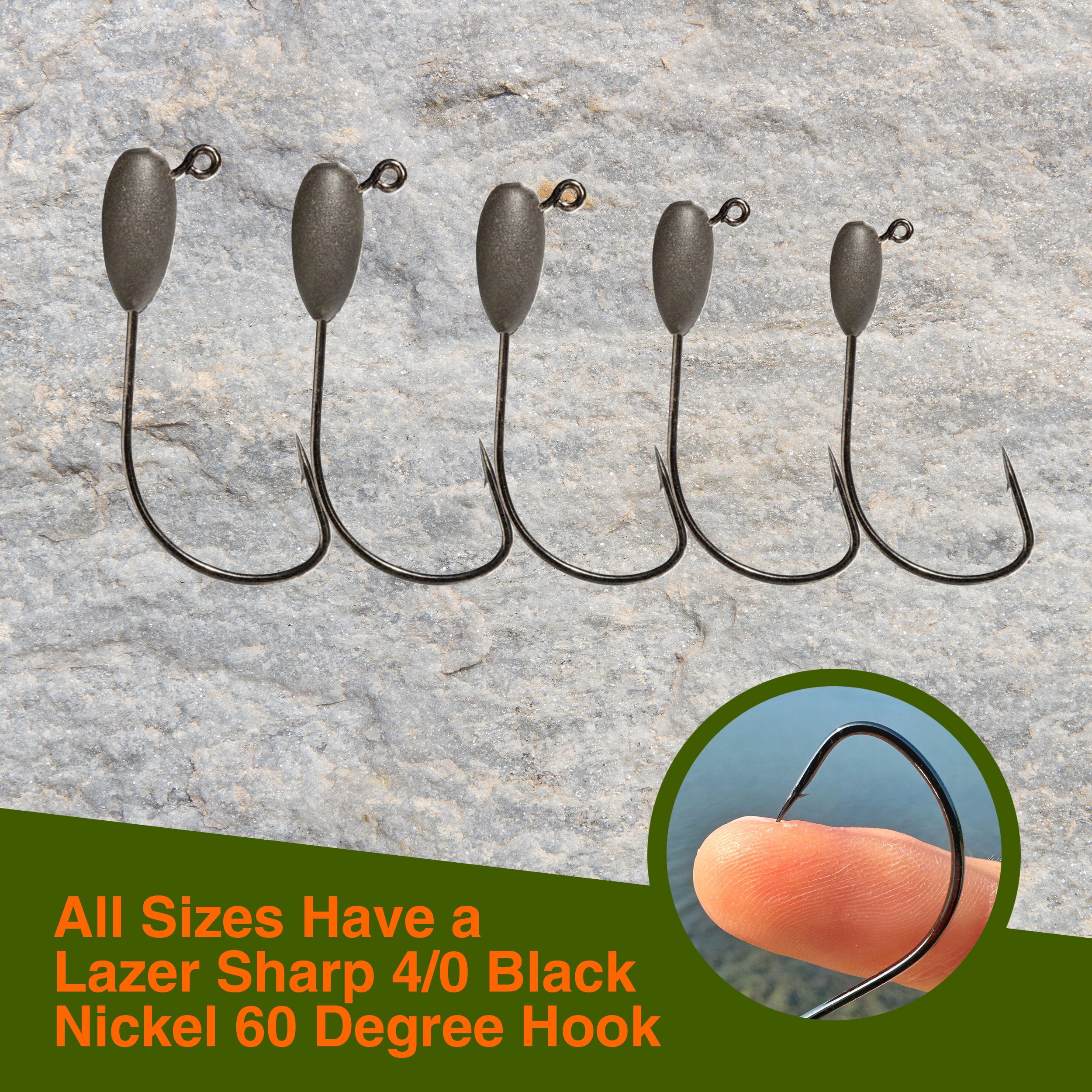 Reaction Tackle Tungsten Tube Jig- 3/8