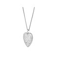 thumbnail image 2 of Women's Tru-Kay™ Collection Crystal-Cut Heart Locket Pendant Necklace in Sterling Silver, 18", 2 of 5