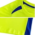 thumbnail image 5 of CPNG Boys Girls Summer Football Sports Outfits Short Sleeve Round Neck T-Shirt Shorts and Socks 3 Piece Set Kids Training Competition Set(Green,7-8 Years), 5 of 7
