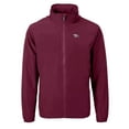 thumbnail image 2 of Men's Cutter & Buck Maroon North Carolina Central Eagles Charter Eco Recycled Full-Zip Jacket, 2 of 3