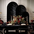 thumbnail image 5 of BalsaCircle 3 Black Crushed Velvet Round Top Wedding Arch Backdrop Stand Covers Party Events Decorations Supplies, 5 of 5