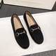 thumbnail image 4 of Mocasines Elegantes Zapatos Planos para Mujer Slip On Casual Penny Ligero Negocios, 4 of 9