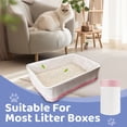 thumbnail image 6 of Amaopus 60 Pcs Cat Litter Box Liners, 39'' x 18'' Large Litter Box Liner  with Drawstring, Heavy Duty Kitty Litter Bags Liners, 2.2 Mils Thicken Drawstring Bags for Cats Kitties Litter Box, 6 of 7