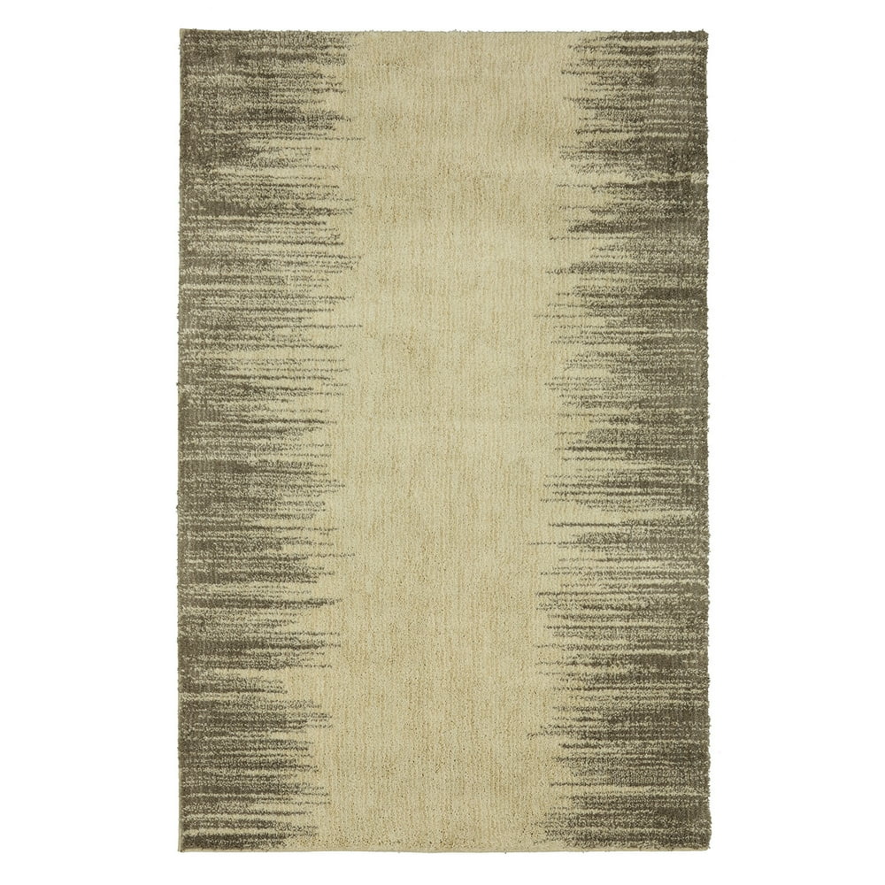 Mohawk Home Laguna Linear Morph Grey Woven Area Rug, 5'x8', Cream