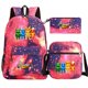thumbnail image 1 of Stumble Guys Banana Print Schoolbag - Mochila de cosplay, bolsos de hombro, mochila para estudiantes - Mochilas de anime para niños (juego de 3 piezas) para juegos de niños, 1 of 2