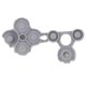 thumbnail image 3 of 3d Analog Thumb Sticks Sensor Module Cap With D Pads R/l Repair Kit, 3 of 5