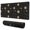 Black Gold Sun-2, variant on Long Mouse Pads for Desk,Black Gold Sun Moon Pattern Desk Mats on Top Of Desks, Desk Mouse Pad Extra Large with 3mm Non-Slip Base and Stitched Edge for Gaming,Office,Work,Home 31.5"x11.8"