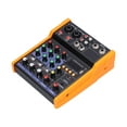 thumbnail image 4 of Audio Mixer, 4 Input Channels Sound Mixer Long Life Rich Usage  For Party For Webcast, 4 of 8