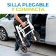 thumbnail image 3 of Silla De Ruedas Plegable Traslado Ligera Resistente Segura, 3 of 9