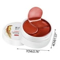 thumbnail image 2 of Parches de mascarilla para ojos de ginseng Tratamiento de ojeras Almohadillas humectantes debajo de los ojos con extracto de ginseng natural para el alivio de la fatiga ocular Cuidado hidratante, 2 of 7