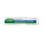 CURAD Triple Antibiotic Ointment for First Aid, Pain Relief, 1 oz