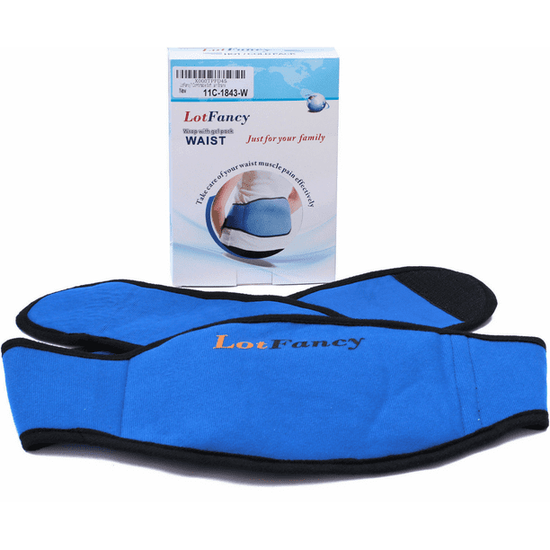 Reusable Gel Ice Pack Hot Cold Heat Therapy Wrap Belly Waist Back Pain Relief Walmart Com Walmart Com
