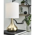 thumbnail image 2 of Signature Design by Ashley Camdale 17" Droplet Shape Table Lamp with USB Charging Port, Brass, 2 of 5