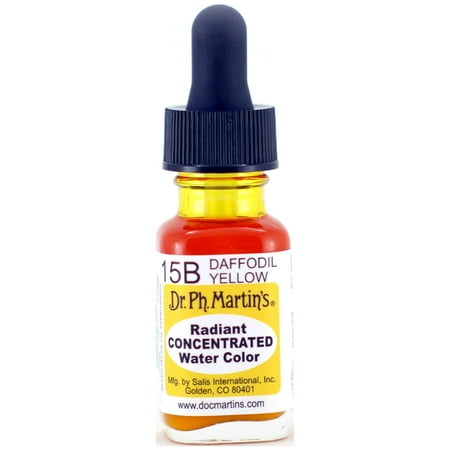 UPC: 0090385415100 | Dr. Ph. Martin s Radiant Concentrated Water Color  0.5 oz  Daffodil Yellow (15B)