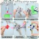 thumbnail image 5 of Kit de imanes Motipuns para arte con forma de cruz y diamante, de 6 a 8 cm, 30 unidades, 5 of 7