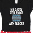 thumbnail image 3 of Inktastic Mechanic Dad Funny Auto Gift Toddler Girl Dress, 3 of 4