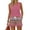 Pink, variant on Sewkxo Two Piece Sets for Women Summer Lounge Short Sets Tank Square Neck Sleeveless Hawaiian Sets With Pocket,Dark Blue XL