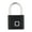 black, variant on Fingerprint Padlock theft Waterproof Keyless Security Box Charging Portable Lock T2i4 Padlock Lock Portable Digital Usb Sma Y0U2