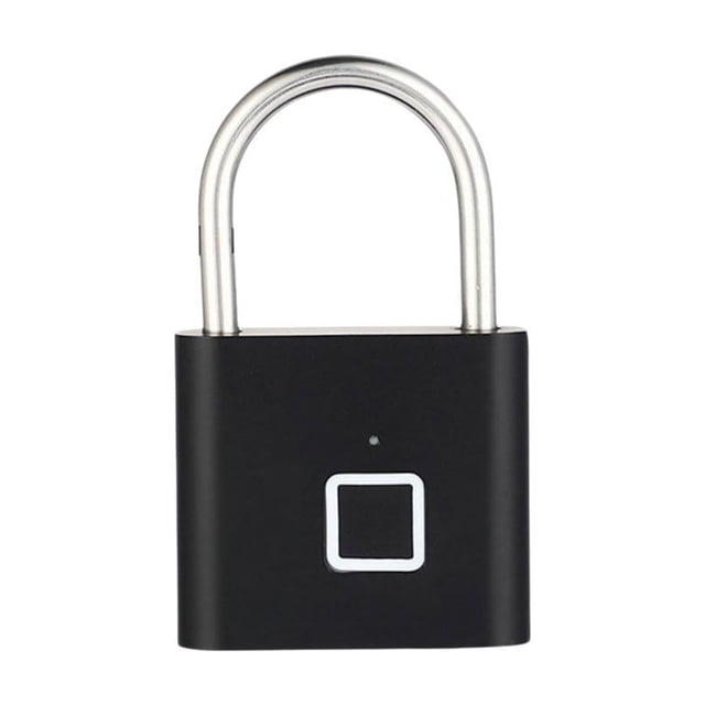 QAOlDH Fingerprint Padlo theft Waterproof Keyl Security Digital Charging Smart Padlo