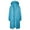 Blue, variant on Pincandy Oversized Hoodies for Women Zip Up Knee Length Tunic Sweatshirts Casual Long Sleeve Spring Hooded Jackets With Pocket