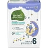 Seventh Generation Baby Free & Clear Overnight Diapers, Size 6 (68 Count)