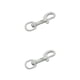thumbnail image 1 of Naiovety Gancho de doble extremo, perno de ojo giratorio de alta resistencia, gancho de buceo a presión, accesorios de seguridad BCD, equipo de Blanco 2Conjunto, 1 of 1