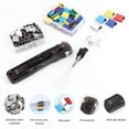 thumbnail image 2 of Portable Binder Clip Stapler with 50 Reusable Clips, Desktop Push Stapler for Paper Clamps, Handheld Binding Office Supplies, 2 of 6