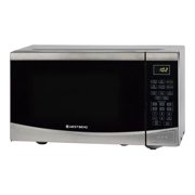 West Bend Compact Countertop Microwave Oven with Electronic Controls and Presets, 0.9 cu. ft., in Stainless Steel (WBMW92S)