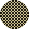 thumbnail image 1 of Ahgly Company Indoor Round Patterned Night Black Area Rugs, 8' Round, 1 of 6