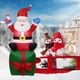 thumbnail image 4 of Juegos de Aire Libre 1,8 m inflable Santa Claus modelo muñeca Navidad traje decoración patio Prop Tmvgtek Nuevos Originales, 4 of 9