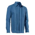thumbnail image 1 of Guayabera Mod. Hoctún En Alforzado De Cola De Ratón, 1 of 7