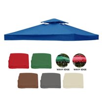 10'x10' Gazebo Waterproof Top Replacement for 1/2Tier Outdoor Canopy Cover Tent Roof Top Cover for Outdoor Garden Gazebo