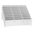thumbnail image 3 of Soporte para teléfono celular para aula con 24 ranuras: organizador de escritorio para celular, caja de almacenamiento para dispositivos móviles, calculadora y gestión para la oficina escolar., 3 of 5