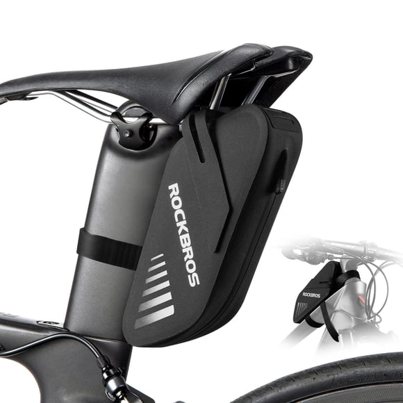 Bolsa de asiento de bicicleta ROCKBROS impermeable de 0,6 L para bicicletas de montaña