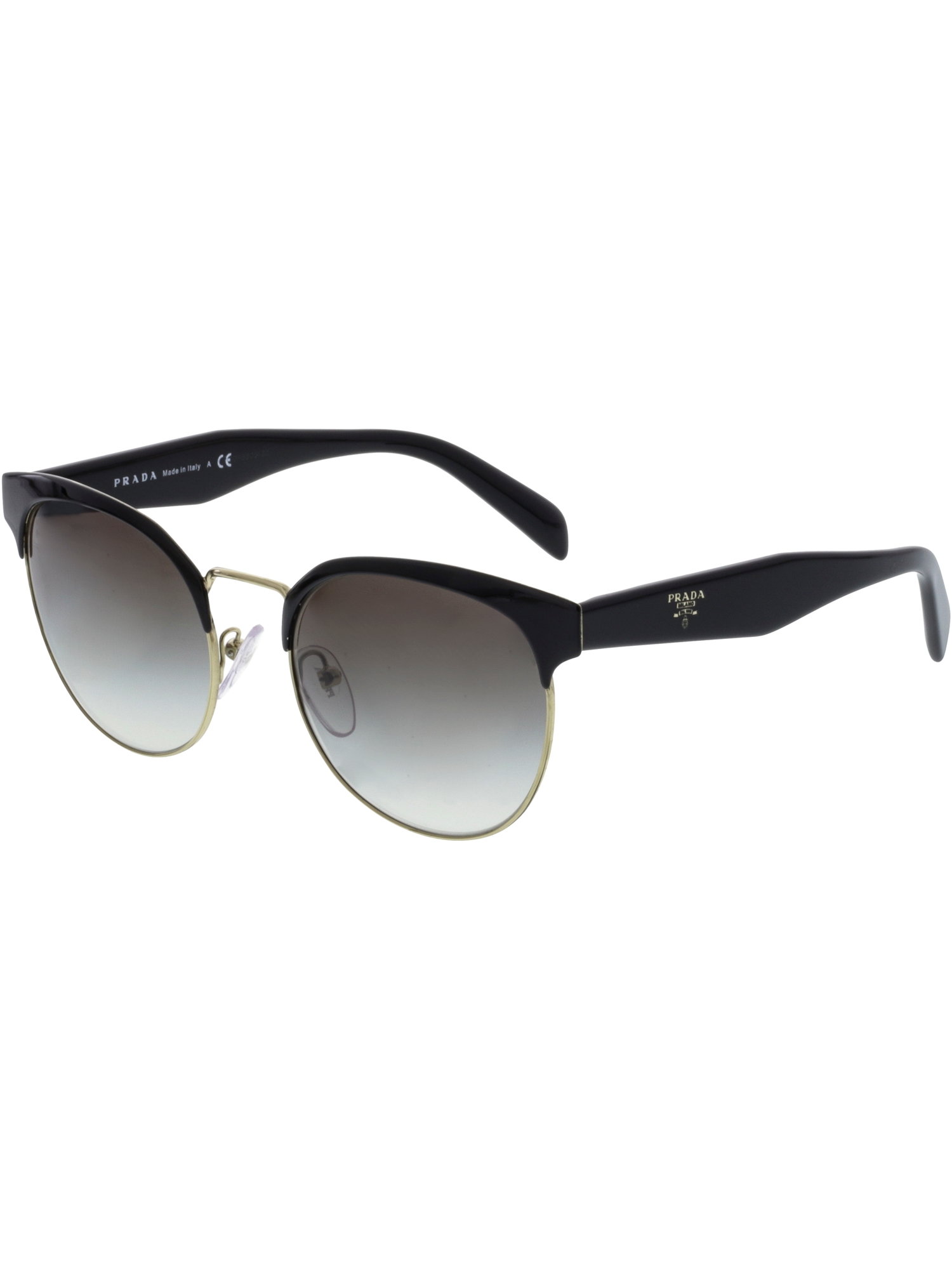 Prada Womens Gradient Pr61ts 1ab0a7 54 Black Round Sunglasses Walmart Canada 