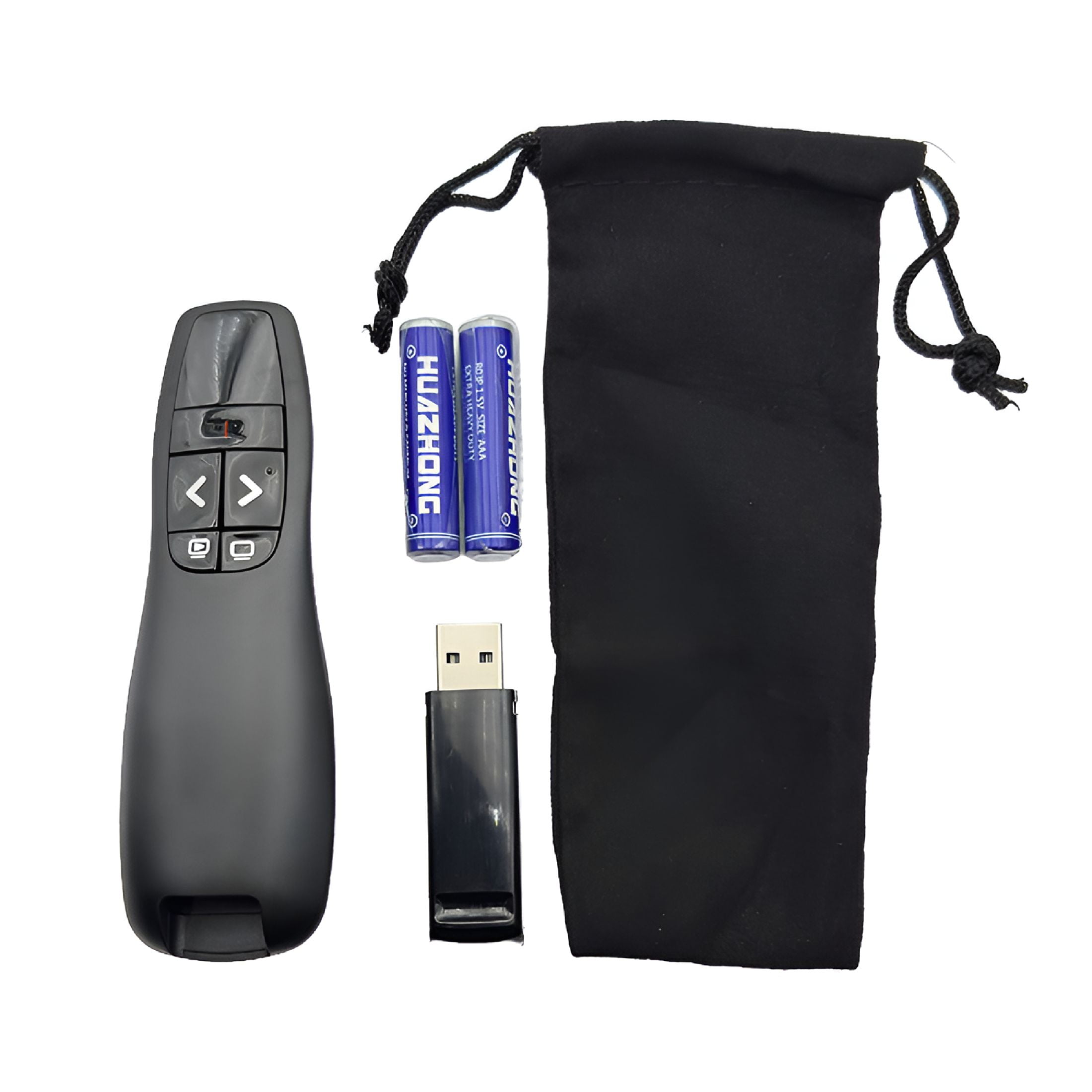 GJX 2026 New 2.4Ghz Usb Wireless Presenter Red Laser Pointer Ppt Remote Control for Powerpoint Presentation Powerpoint Clicker with Laser Pointer