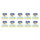 thumbnail image 1 of Pegatina De La Bandera De Ucrania, Pegatinas De Ucrania, 12x12cm, Multifuncional Para Ventanas Y Mesas OTVIAP Ukraine Decal, 1 of 8