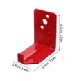 thumbnail image 2 of WORGEOUS 2Set Fire Extinguisher Bracket Wall Mount Brackets for Fire Extinguisher 20 lbs Compatible with Refillable Water Dry Powder Fire Extinguishers, 2 of 8