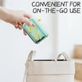 thumbnail image 4 of 2 Automatic Pop-Up Portable Dental Floss Dispensers, with 50 pieces of floss each, can refill floss, suitable for home, restaurant, and outdoor oral care (green + pink), 4 of 4