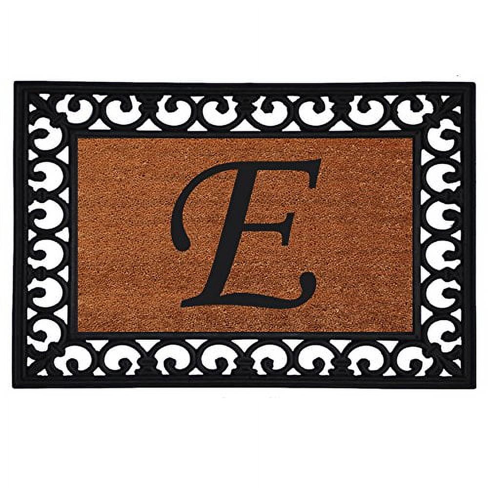 Calloway Mills Monogram Insert Outdoor Doormat 19" x 25" (LETTER E)