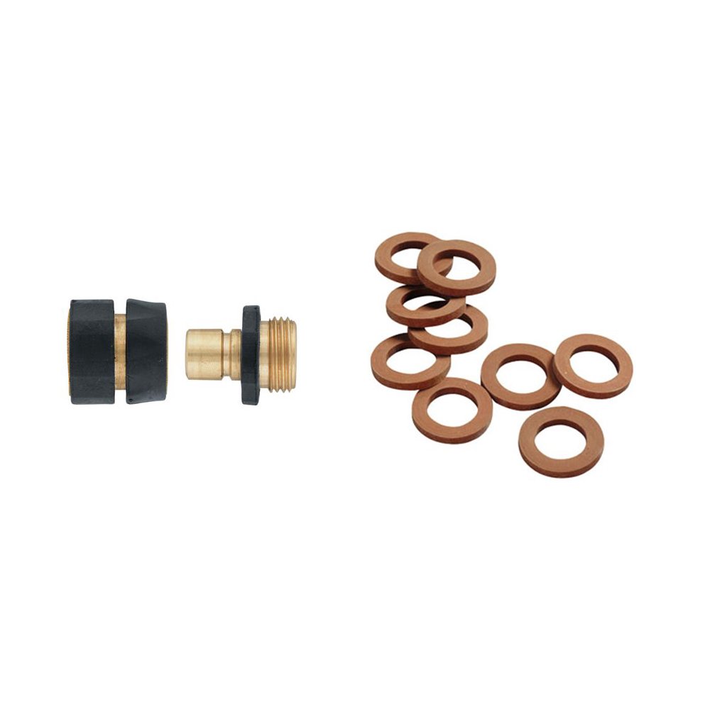 Orbit Brass Quick Connect Set and Rubber Hose Washers Bundle Walmart