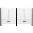 thumbnail image 4 of Lexora Home Ziva 60" Vanity Cabinet in White, 4 of 6
