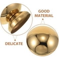 thumbnail image 2 of HOOWIFFY Golden Reflective Stainless Steel Garden Globe with Stand, Outdoor Yard and Fence Decorative Sphere, 2 of 6