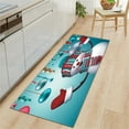 thumbnail image 1 of Merry Christmas Welcome Doormat 40x120cm, Festive Indoor Home Entrance Carpet, Non-Slip Holiday Decor Rug, 1 of 2